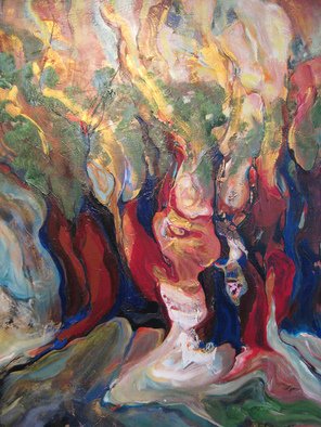 Hajni Yosifov; The Tree Of LIfe, 2008, Original Painting Acrylic, 24 x 30 inches. Artwork description: 241   The trees are representing life, the branches my aspirations.   ...