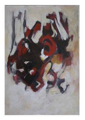 Khalid Hijazi; Abstract, 2015, Original Painting Acrylic, 55 x 75 cm. Artwork description: 241   abstract  painting  ...