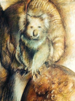 Waldemar A. S. Buczynski; A Koala, 2015, Original Drawing Pencil, 57 x 78 cm. Artwork description: 241    Inspired by Czeslaw Buczynski ( 1926- 1998) . The detail of a preliminary, rough sketch.                           ...