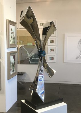 Hunter Brown, 'Soul Tie', 2018, original Sculpture Steel, 18 x 52  x 12 feet. Artwork description: 1911 Modern mirror polished sculpture constructed in marine grade stainless steel. ...