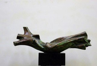 Alexander Iv Ivanov; Flying Torso, 2015, Original Sculpture Bronze, 48 x 26 cm. Artwork description: 241 bronze, sculpture, creativity, art, torso...