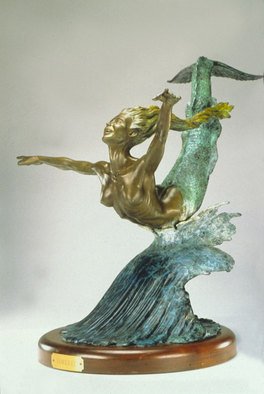 Jack Hill, 'Lorelei', 1997, original Sculpture Bronze, 22 x 26  x 24 inches. Artwork description: 1911 This piece is in my Mermaids series.  ...