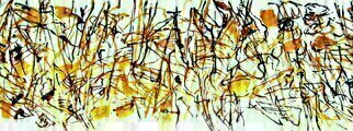 Peter Jalesh; Mouns Of Autumn Leaves, 2018, Original Painting Acrylic, 15 x 4.4 feet. Artwork description: 241 Abstract drawing of autumn signs...