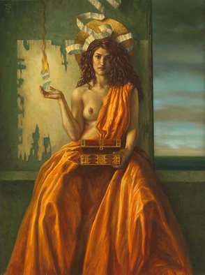 Jake Baddeley; Burning Wishes, 2009, Original Printmaking Giclee, 62 x 80 cm. Artwork description: 241 Limited Edition Fine Art Giclee on Canvas image size: 80 x 62 cm limited edition of 25  ...