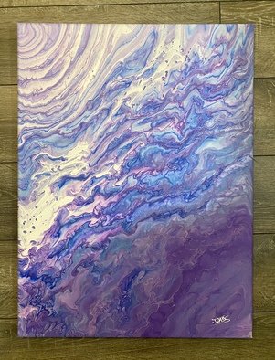 Justin Dabolish; Unicorn Blood, 2020, Original Painting Acrylic, 18 x 24 inches. Artwork description: 241 Each Acrylic pour I do comes out different from the next even when using the same colors so no two paintings are the same. ...