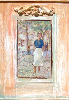 Jessica Dunn, 'Brazil 1938', 2008, original Painting Oil, 24 x 41  x 3 cm. Artwork description: 2448  Frame dimensions: 72 x 50 ...