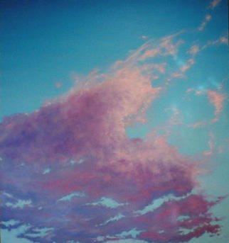 James Gwynne, 'Twilight Forms', 1998, original Painting Oil, 70 x 75  x 3 inches. Artwork description: 1911 Full range of colors from pink topurple on clouds as sun sets...