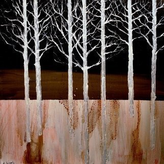 Jim Lively, 'Winter Midnight', 2016, original Mixed Media, 16 x 16  x 2 inches. Artwork description: 1911  Zinfandel Wine and Acrylic on canvas. ...