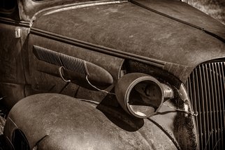 Jon Glaser, 'Barely Existing', 2012, original Photography Black and White, 24 x 16  x 1 inches. Artwork description: 3099  An old car in Bodie ghost town in California. The car is now an artifact that is part of a very small town that was abandoned in the 1900' s.limited to 9 artist proof editions in a particular size. They will be signed and numbered ...