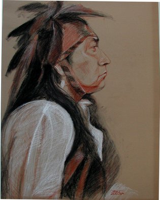 Juraj Skalina; Native AZ, 2004, Original Pastel, 18 x 24 inches. 