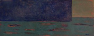 Didzis Kadaks; SILENT SHIP, 2003, Original Painting Oil, 210 x 80 cm. Artwork description: 241 Abstract landscape, landscape, magical, sea, ship, trip, abstract, oil, linen canvas,...