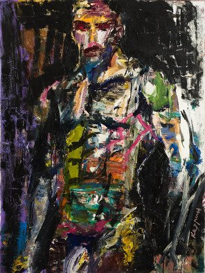 Dmitriy Kedrin; Gladiator Fears, 2010, Original Painting Oil, 90 x 120 cm. Artwork description: 241 Series Naked people...