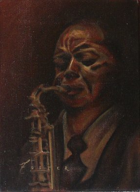 Kyle Foster, 'D Sharp', 2008, original Painting Oil, 9 x 12  x 1 inches. 