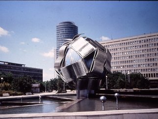 Ivan Kosta, 'The Knowledge Globe', 2002, original Sculpture Steel, 20 x 20  x 20 feet. Artwork description: 3099  A Globe formed by joined open books ...