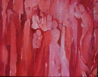 Luise Andersen, 'CRIMSON REDS MAGENTAS ORA...', 2008, original Painting Oil, 24 x 8  x 2 inches. Artwork description: 100119  CHANGES IN REGARD TO CREATIVE APPROACH. . NOT SATISFIED WITH THE TOTAL FEEL OF THIS ART PIECE. . THOUGHT FIRST, I WAS ALMOST DONE. . AND TODAY- I WAS NOT. . OUT OF THE RED APPEARED THESE IMAGES I HAD OVERLOOKED. . THE COLORS WERE NOT STRONG ENOUGH. . THE CONTRASTS NEITHER. . AND ...