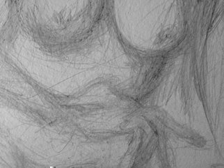 Luise Andersen, 'DRAWING New II Sept 15 2014', 2014, original Drawing Pencil, 24 x 18  x 1 inches. Artwork description: 24879  Sept. 15,2014. . still scribbling with lines and change movements of figures . . will' settle' sooner or later with that and move to next. . then go for the' negative spaces. . all the abstractness in there. . and pull the whole feel together. . hand will' know& # ...