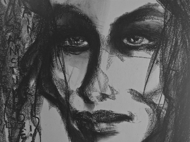 Luise Andersen Feel in Black on White detail NOT JUSTWORDS III, 2015