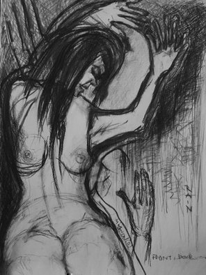 Luise Andersen, 'In BLACK ON WHITE II June...', 2015, original Drawing Charcoal, 18 x 24  x 1 inches. 