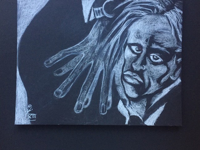 Luise Andersen dessin noir number 13, 2017