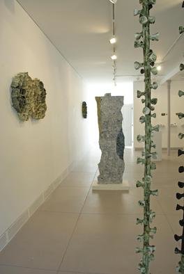 Linda Casbon; Installation View: Untitl..., 2012, Original Ceramics Handbuilt, 10 x 10 feet. Artwork description: 241    installationsculptural organicwall work materiality ceramic    ...