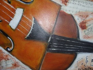 Liz Sutcliffe; My Cello, 2009, Original Painting Acrylic,   inches. 