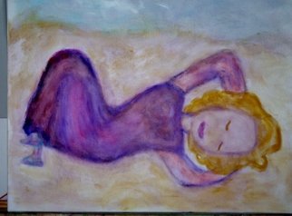  Malke, 'At The Beach', 2012, original Painting Acrylic, 42 x 24  cm. Artwork description: 2307     Acrylic and ink on canvas                           ...