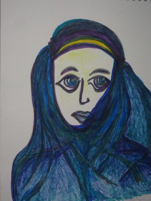  Malke, 'Isabelle Eberhardt Si Mahmoud', 2010, original Drawing Pen, 26 x 33  cm. Artwork description: 2307    Hommage to Isabelle Eberhardt                           ...