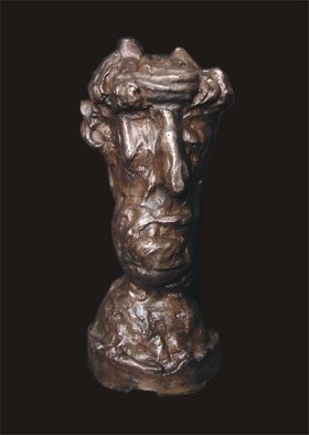 Matiass Jansons; Mefo, 2015, Original Sculpture Bronze, 21 x 44 cm. 