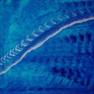 Stuart Davis; Zralok Or Shark, 2005, Original Painting Oil, 110 x 110 cm. 