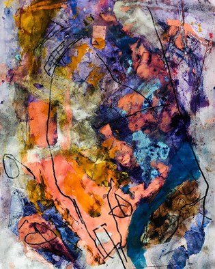 Melina Mataji; Worship, 2019, Original Painting Acrylic, 35 x 40 cm. Artwork description: 241 Painting, Acrylicon Paper...