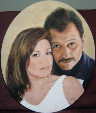 Carmella Dauria; Ann Marie And John, 2012, Original Painting Acrylic, 24 x 20 inches. 