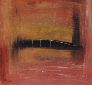 Michael Puya, 'The Bridge', 2002, original Painting Acrylic, 16 x 16  x 1 inches. 