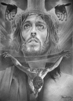 Minh Hang; Only God Can Judge, 2009, Original Drawing Pencil, 8 x 10 inches. Artwork description: 241   This is a pencil drawing, it also available for limited edtion print signed by artist, for sale at $100 each. size 16X20 inches.     ...