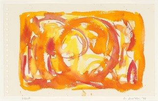 Morel Morton Alexander; Heat, 1998, Original Watercolor, 8 x 5 inches. 