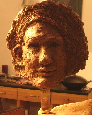 Zsuzsa Naszodi; Girl, 2009, Original Sculpture Other, 22 x 28 cm. 