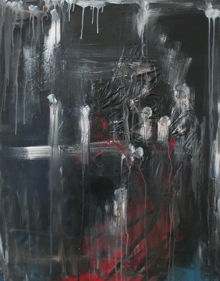 Natalia Gromicho; Mare Negra, 2012, Original Mixed Media, 80 x 100 cm. Artwork description: 241 From the collection of enviromental catastrophes, framed...