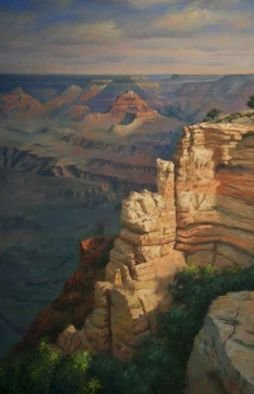 Jose Luis Nunez; THE MAJESTIC GRAND CANYON, 2010, Original Painting Oil, 24 x 36 inches. Artwork description: 241  A view from Moran Point ...
