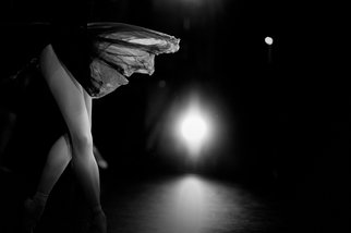 Yulia Nak; Butterfly  Russian Ballet , 2017, Original Photography Black and White, 17 x 12 inches. Artwork description: 241 ballet, dance, night, black white, theater ...