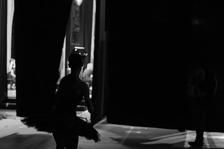 Yulia Nak; Black Swan  Russian Ballet, 2016, Original Photography Black and White, 17 x 12 inches. Artwork description: 241 Dance, black white, theater...