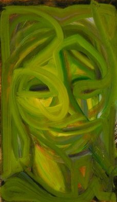 Ron Ogle, 'Green Chastain', 2017, original Painting Oil, 9 x 12  x 1 inches. Artwork description: 3099 I painted over this and strove for realism. ...