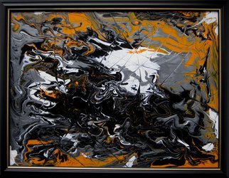Olga Osintceva; The Birth Of A New Universe, 2014, Original Painting Other, 44 x 34 cm. Artwork description: 241  abstract art, for sale, mixed media, Olga ...