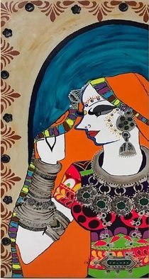 Payal Agrawal; RHYTHMIC Original Paintin..., 2017, Original Painting Acrylic, 1 x 3 feet. Artwork description: 241 FestiveArtLove...