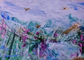 Payal Agrawal; Beauty Of Nature 06, 2018, Original Painting Encaustic, 11 x 9 inches. 