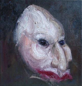 Raul Tripa; Head 2, 2009, Original Painting Oil, 40 x 40 cm. Artwork description: 241  expressionist paintingoil on canvas   ...