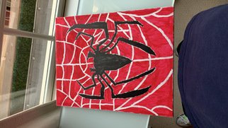 Reese Gould; Spiderman, 2020, Original Painting Other, 14.7 x 11.6 inches. Artwork description: 241 This art work is a painting of a Spider- Man uniform ...