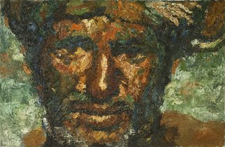 Robert Nizamov; Portrait, 2010, Original Painting Oil, 153 x 101 cm. Artwork description: 241  Nizamov Robert, Portrait, 2010, oil on canvas, 101x153cm...