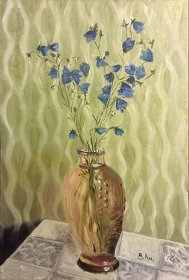 Vadim Amelichev; Country Flowers, 2016, Original Painting Oil, 60 x 90 cm. 