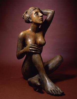 Mavis Mcclure; Naima, 2004, Original Sculpture Bronze, 26 x 52 inches. 