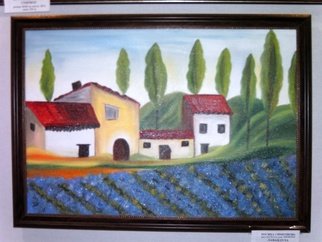 Rosica Simeonova; Spanish Houses, 2012, Original Painting Oil, 60 x 50 cm. Artwork description: 241           oil painting          ...