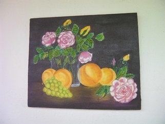 Rosica Simeonova; Roses, 2012, Original Painting Oil, 30 x 45 cm. Artwork description: 241                  oil painting                 ...
